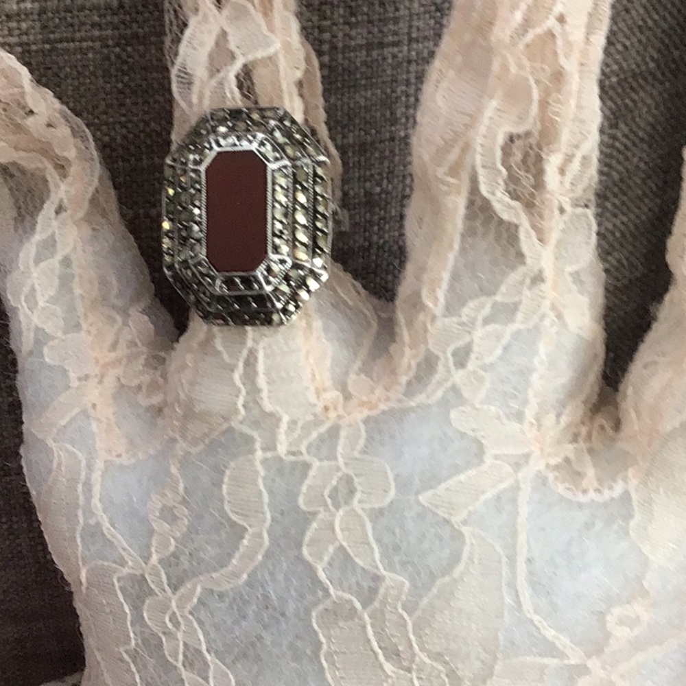 Vintage carnelian ring